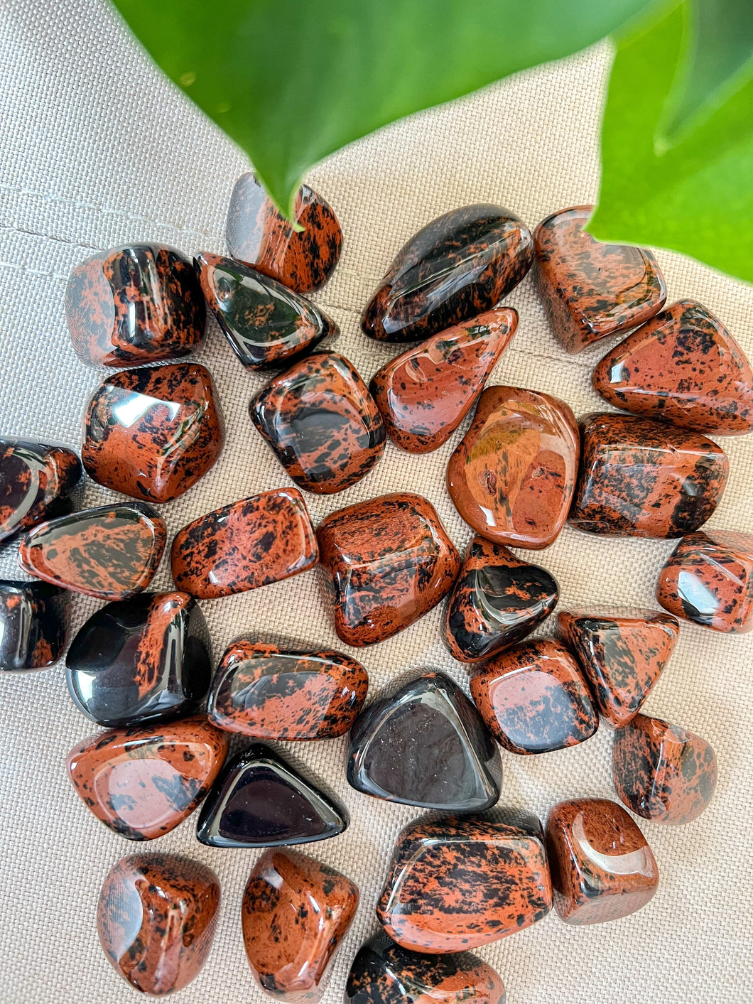 Mahogany Obsidian Pocket Stones