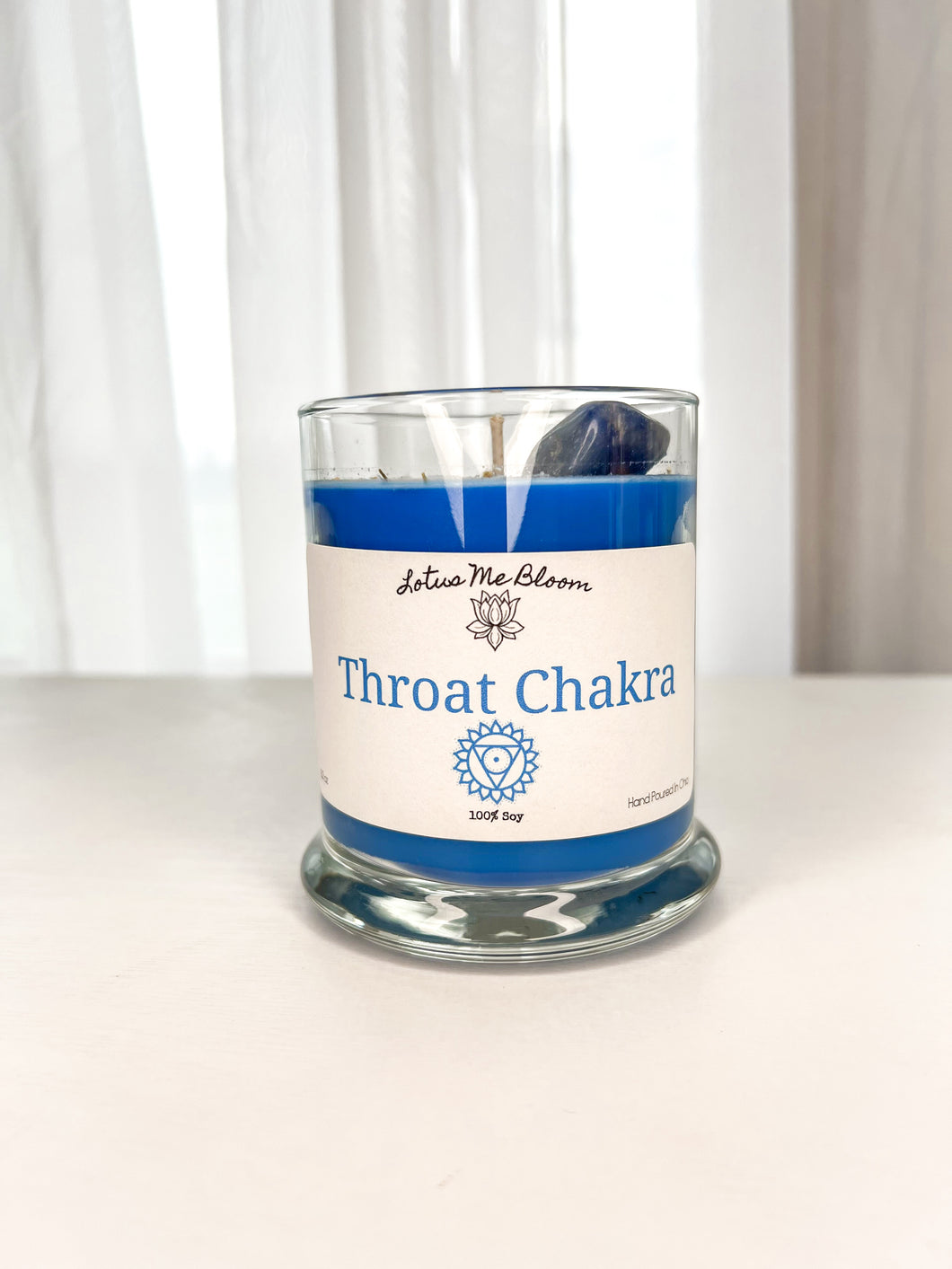 Throat Chakra Candle