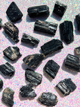Load image into Gallery viewer, Black Tourmaline Rough Pocket Stone
