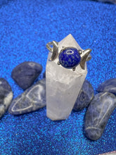 Load image into Gallery viewer, Sodalite Sterling Silver Moon Ring
