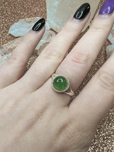 Load image into Gallery viewer, Nephrite Sterling Silver Ring
