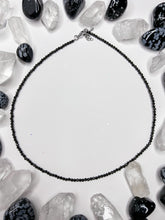 Load image into Gallery viewer, Obsidian Beaded Necklace
